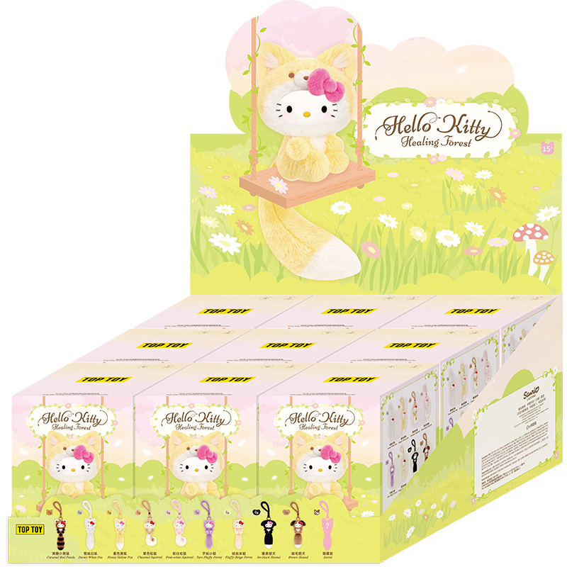 ***Pre-order*** Hello Kitty Healing Forest Series Plush Pendant Blind Box - Tiny Boxes
