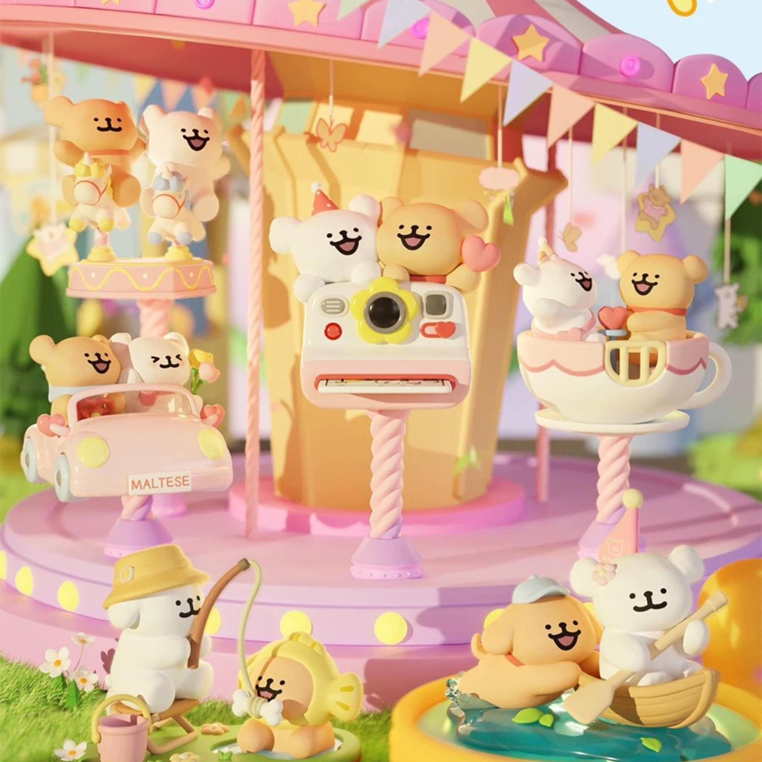 PLZDOT x Maltese Make a Memory Series Figure Blind Box - Tiny Boxes