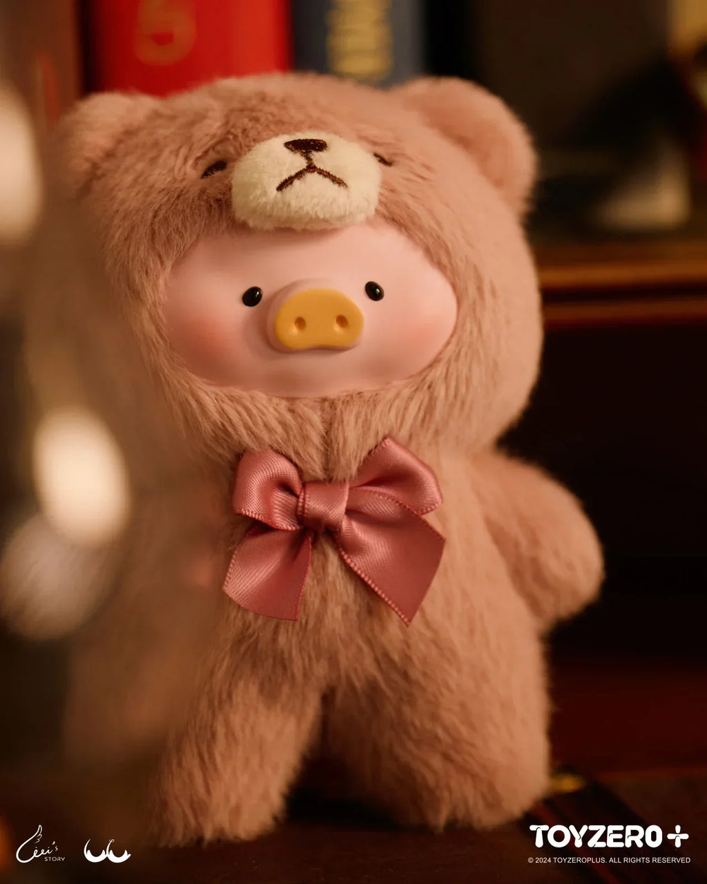 LuLu the Piggy - Vintage Teddy Shop Vinyl Face Keychain Blind Box - Tiny Boxes