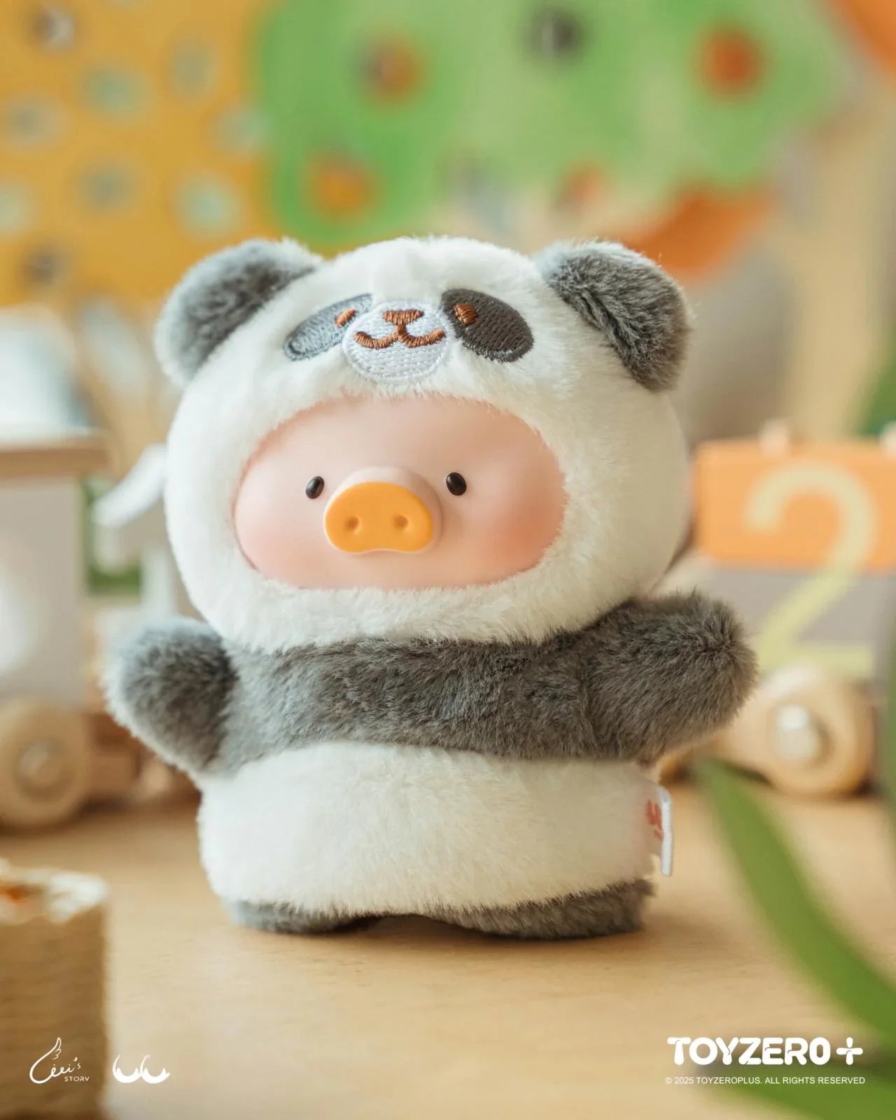 LuLu the Piggy Animal Party - Puppet Show PVC Face Plush Keychain Blind Box