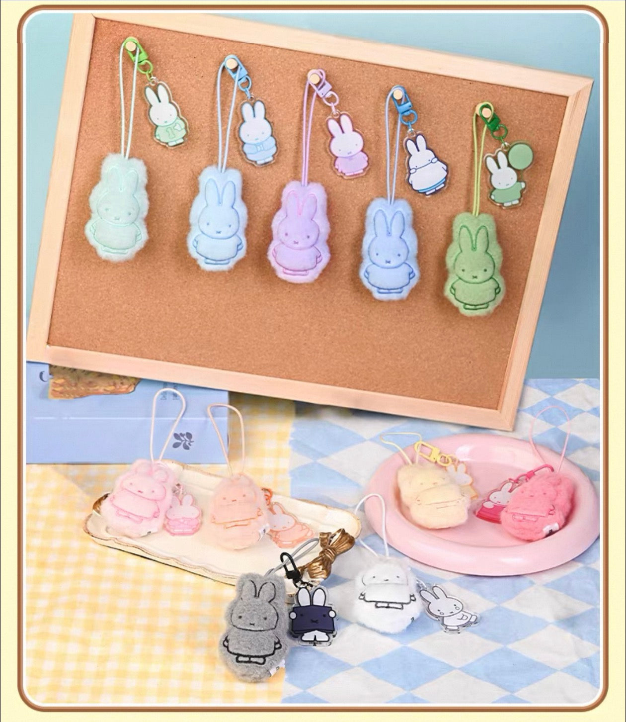 Miffy Mini Plush Acrylic Pendant V2