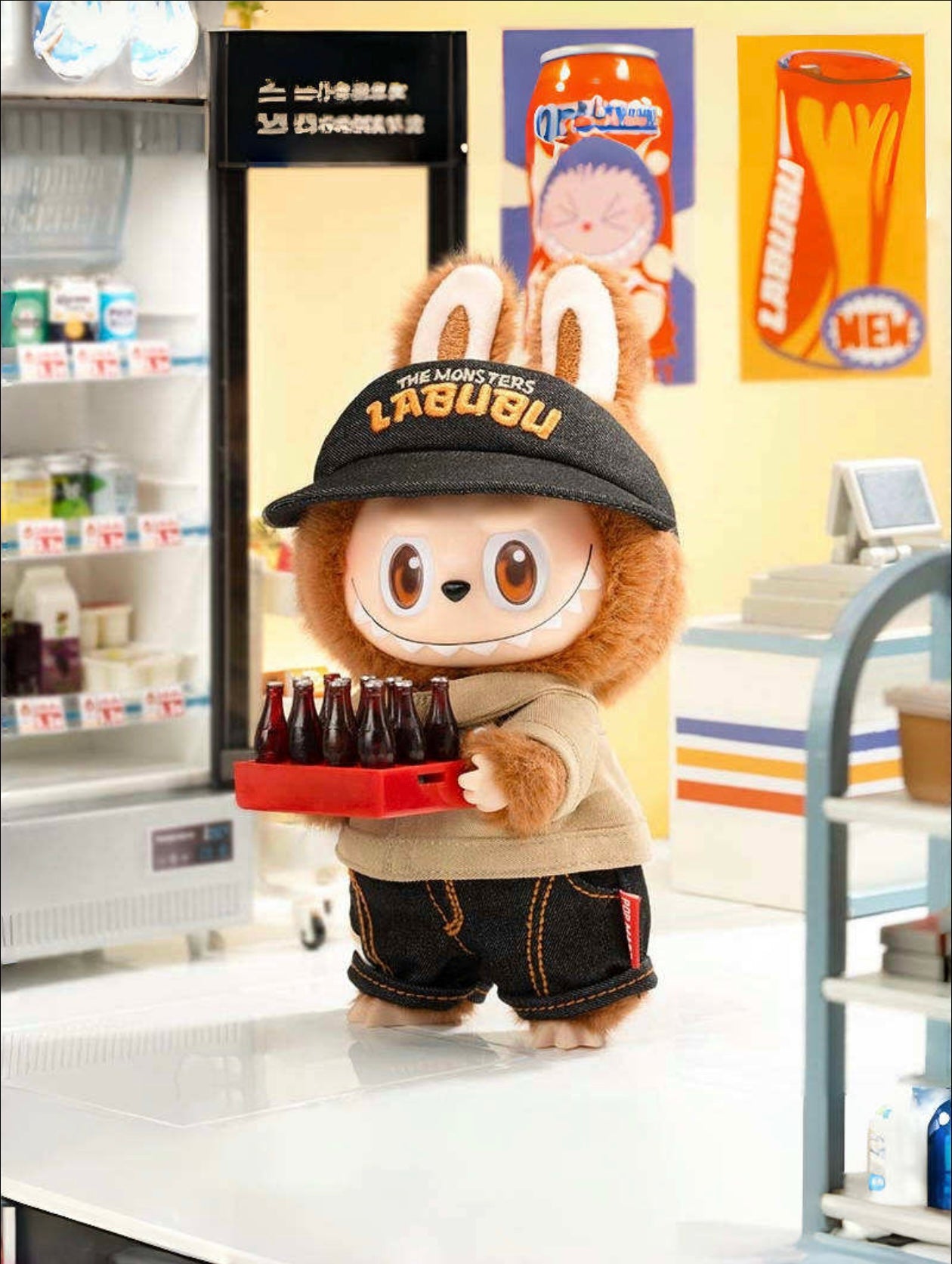 ***Pre-order shipping in 10 days***The Monsters Wacky Mart Series Vinyl Plush Hanging Card