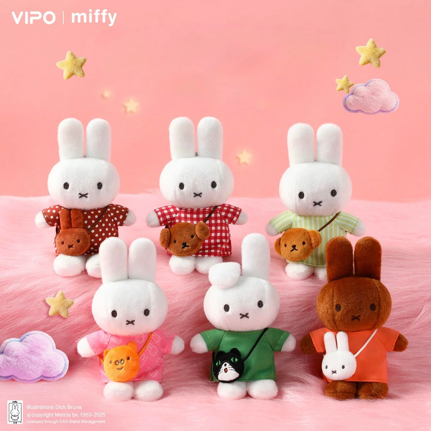 Vipo x Miffy Mini Bag Series Plush Keychain – Tiny Boxes