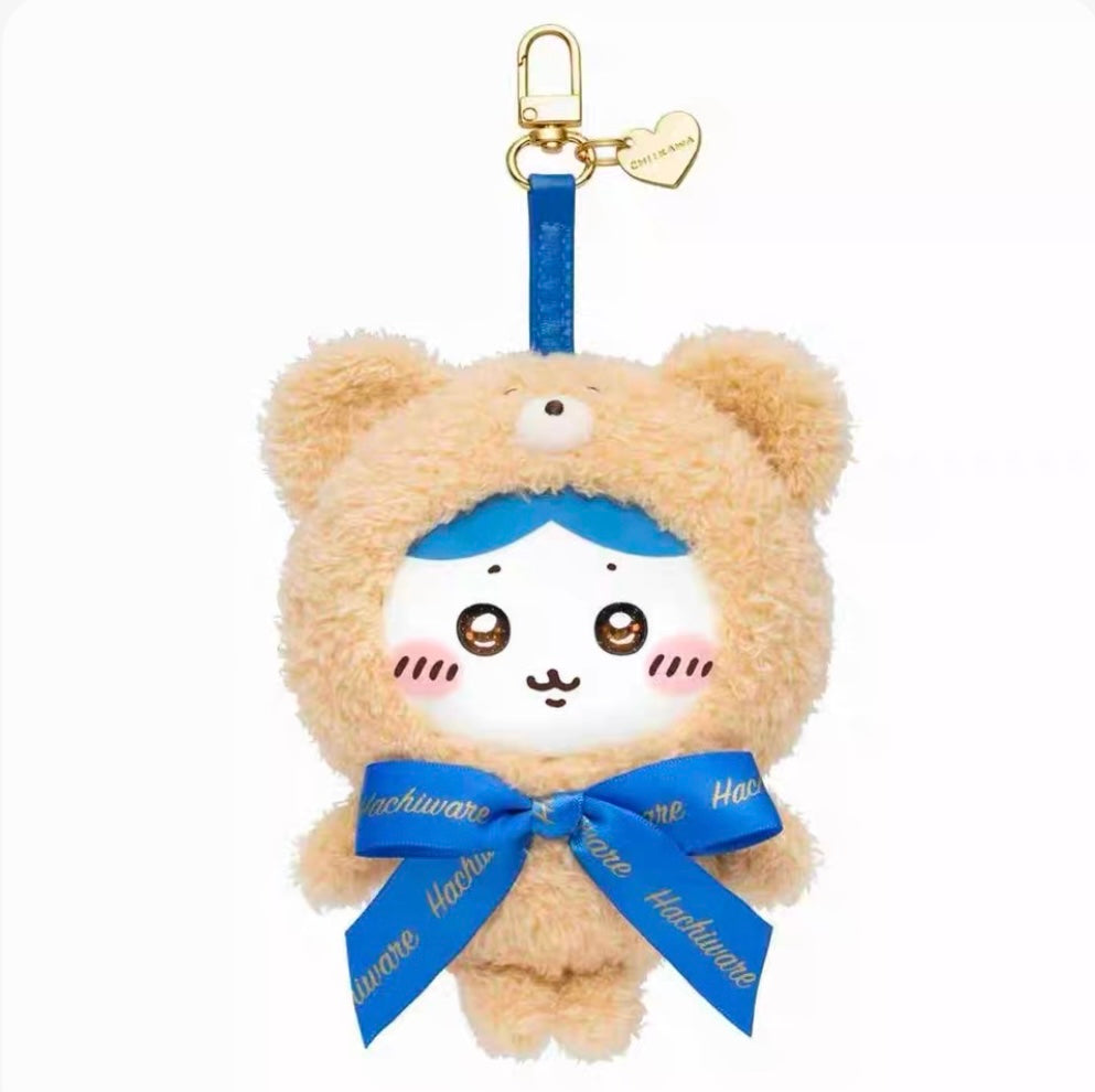 Chiikawa "Kiramekko Teddy Bear" Vinyl Plush Pendant