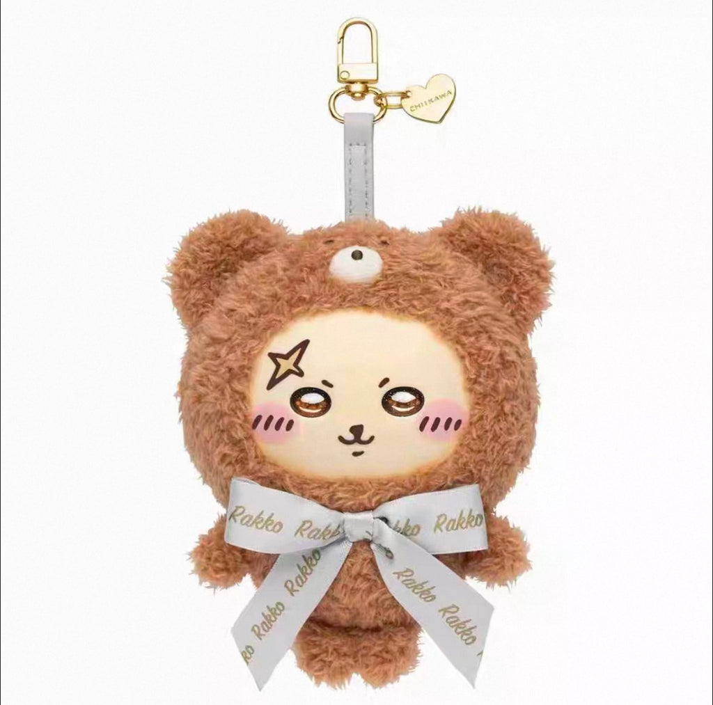 Chiikawa "Kiramekko Teddy Bear" Vinyl Plush Pendant