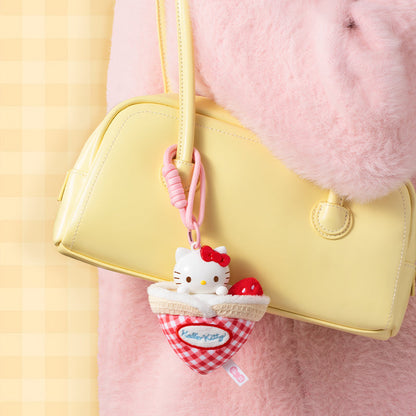 ***Pre-order***Hello Kitty Afternoon Tea-Themed Plush Keychain Aromatherapy Pendant Blind Box