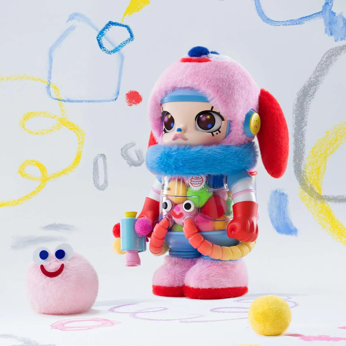 MEGA SPACE MOLLY 400% Jon Burgerman - Tiny Boxes