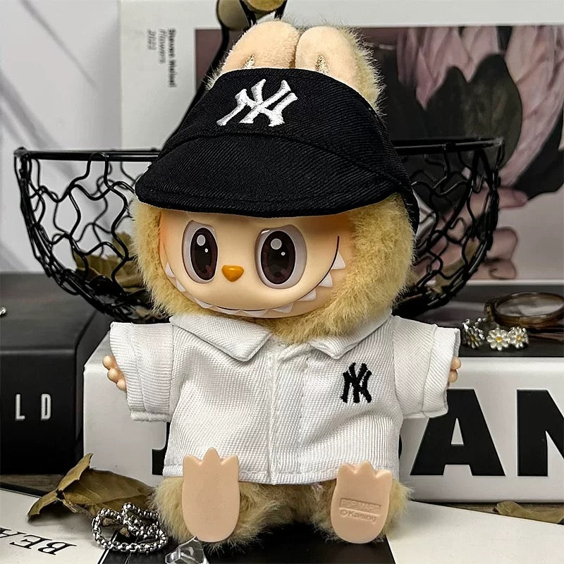 Baseball Doll Clothes/Outfit for Labubu Have a seat/Macaron/Big into energy