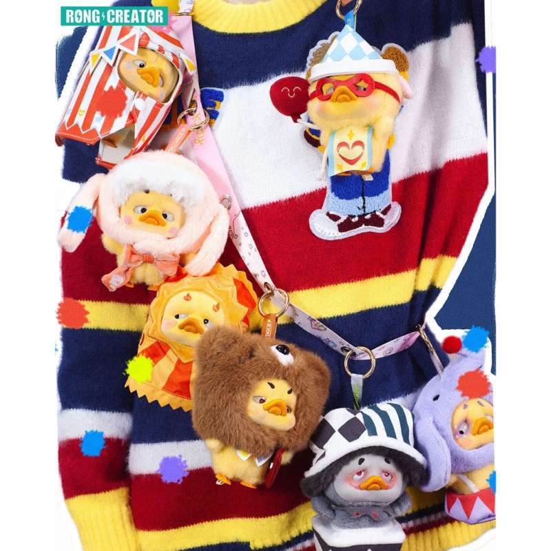 UPSETDUCK Crazy Circus Duck Series Plush Dolls Blind Box