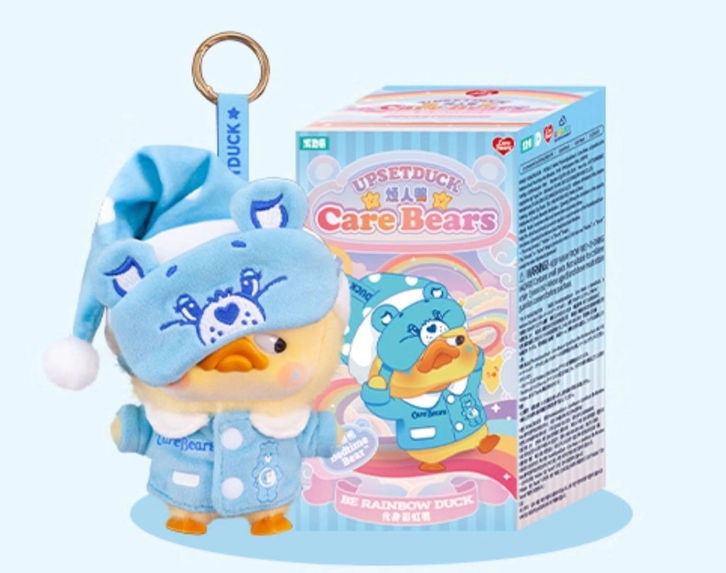 ***Pre-order*** Care Bears x Upset Duck Be Rainbow Duck Plush Keychain Blind box