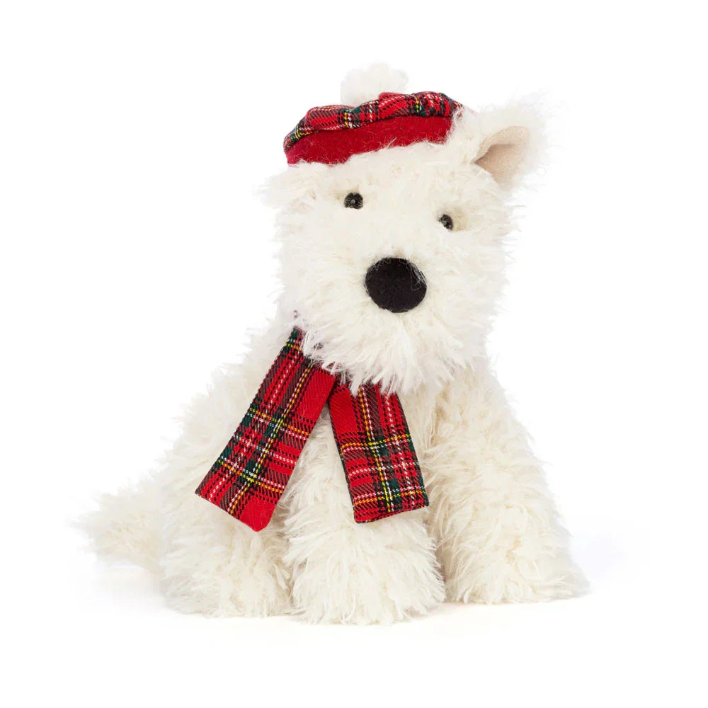 Jellycat Winter Warmer Munro Scottie Dog - Tiny Boxes