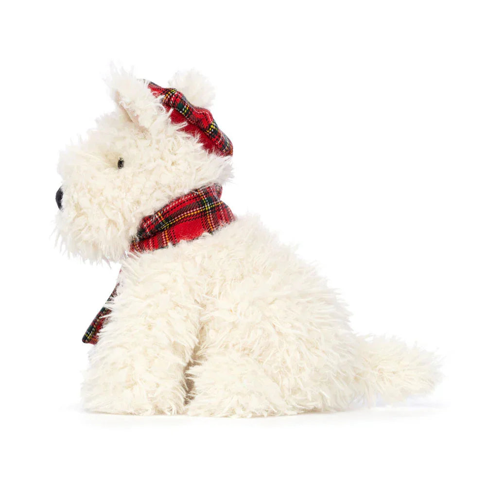 Jellycat Winter Warmer Munro Scottie Dog - Tiny Boxes