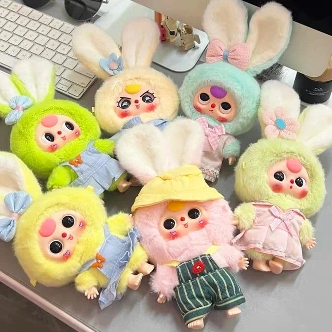 Baby Three Macaron Cute Bunny Plush Series Blind Box