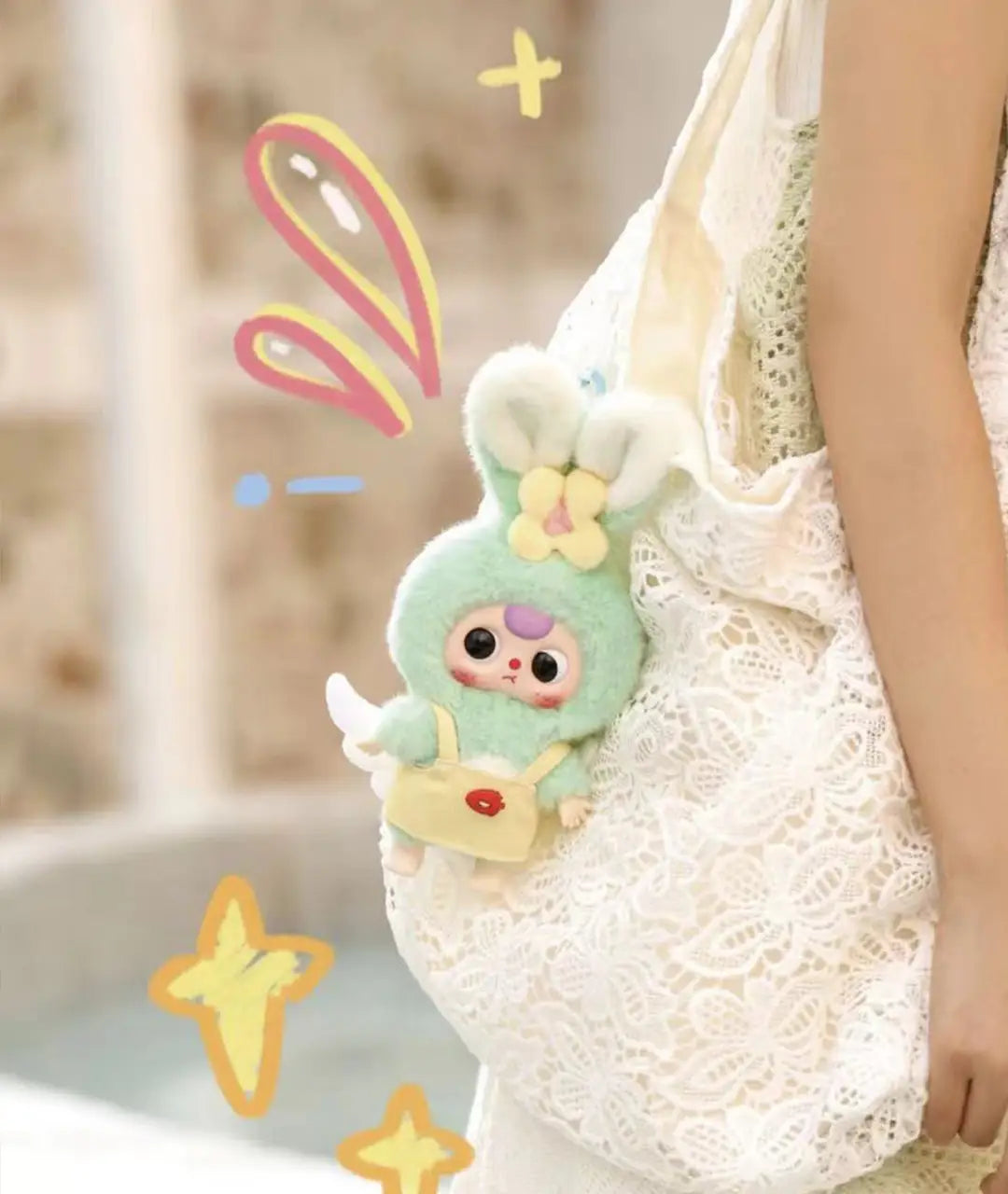 Baby Three Macaron Cute Bunny Plush Series Blind Box - Tiny Boxes