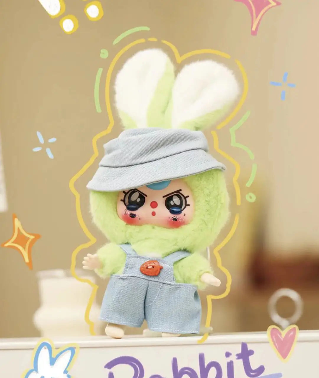 Baby Three Macaron Cute Bunny Plush Series Blind Box