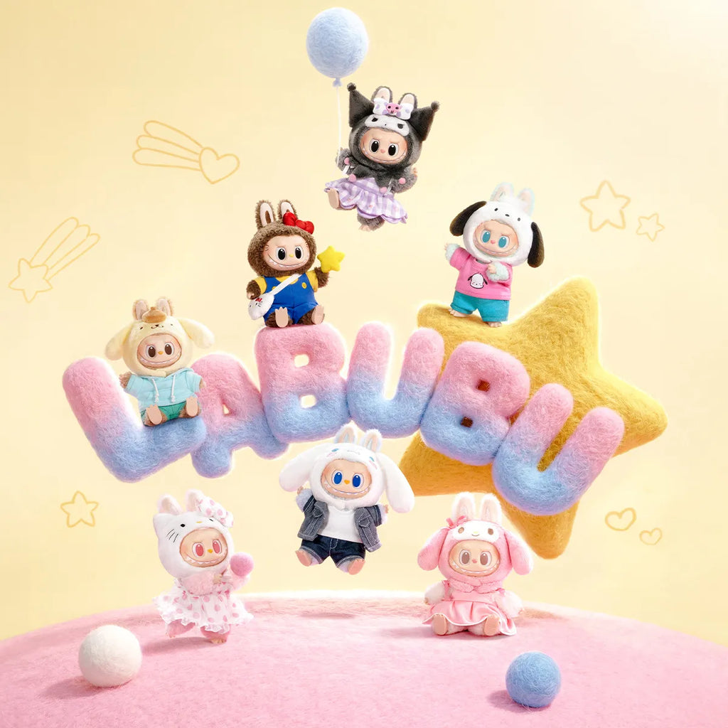 **Shipping in two weeks**THE MONSTERS × Hello Kitty and Friends Series-Vinyl Plush Pendant Blind Box(Exclude from discounts) - Tiny Boxes