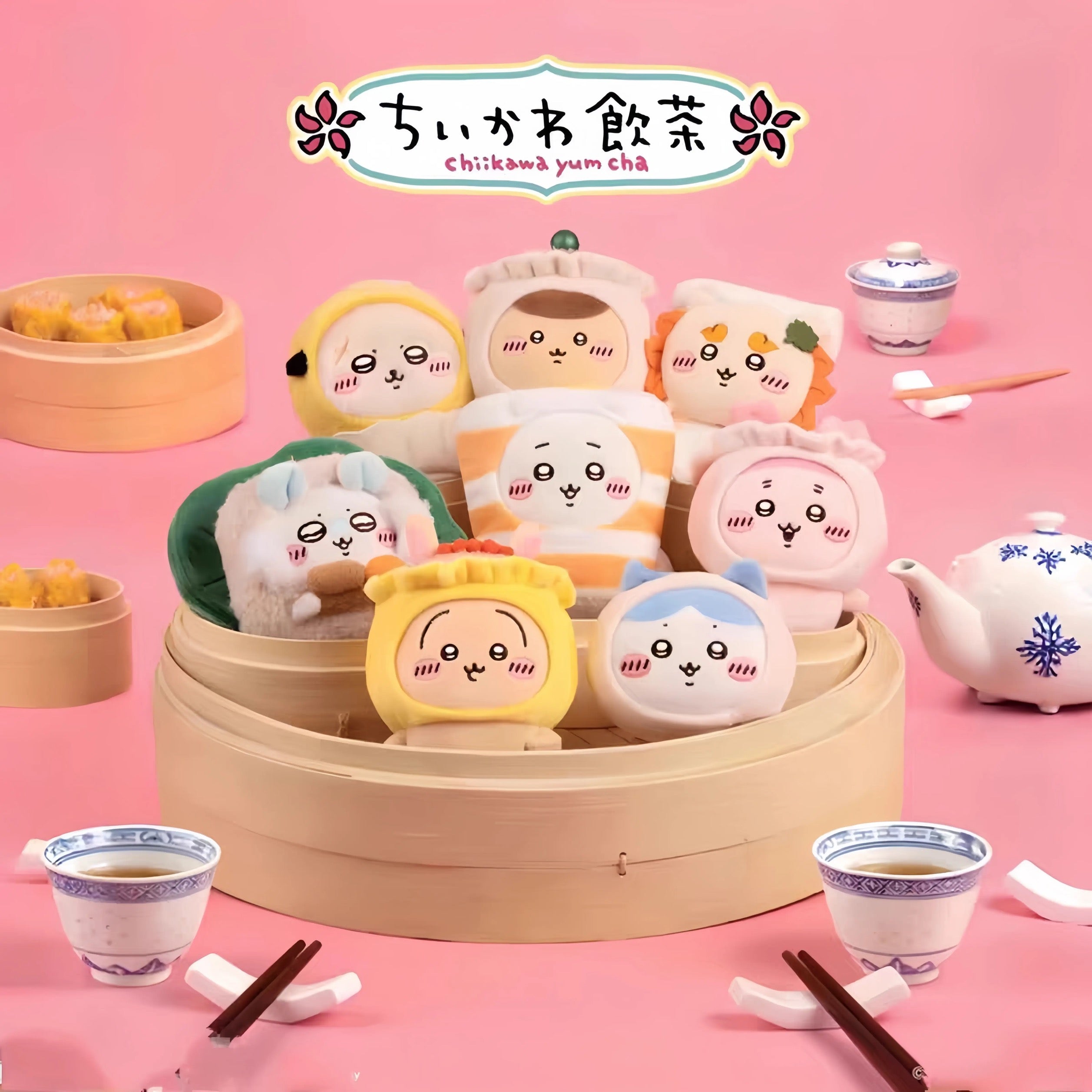 **Pre-order**Chiikawa Yum Cha Series Plush Keychain