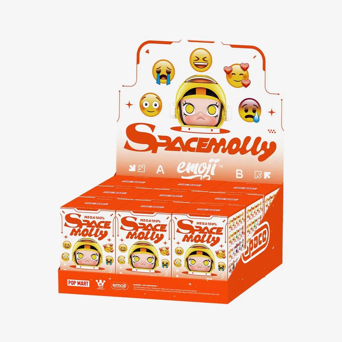 MEGA SPACE MOLLY 100% × emoji™ Series - Tiny Boxes