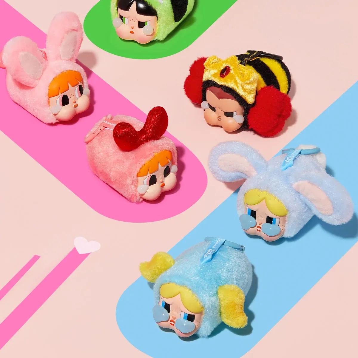 CRYBABY × Powerpuff Girls Series-Vinyl Face Plush Blind Box - Tiny Boxes