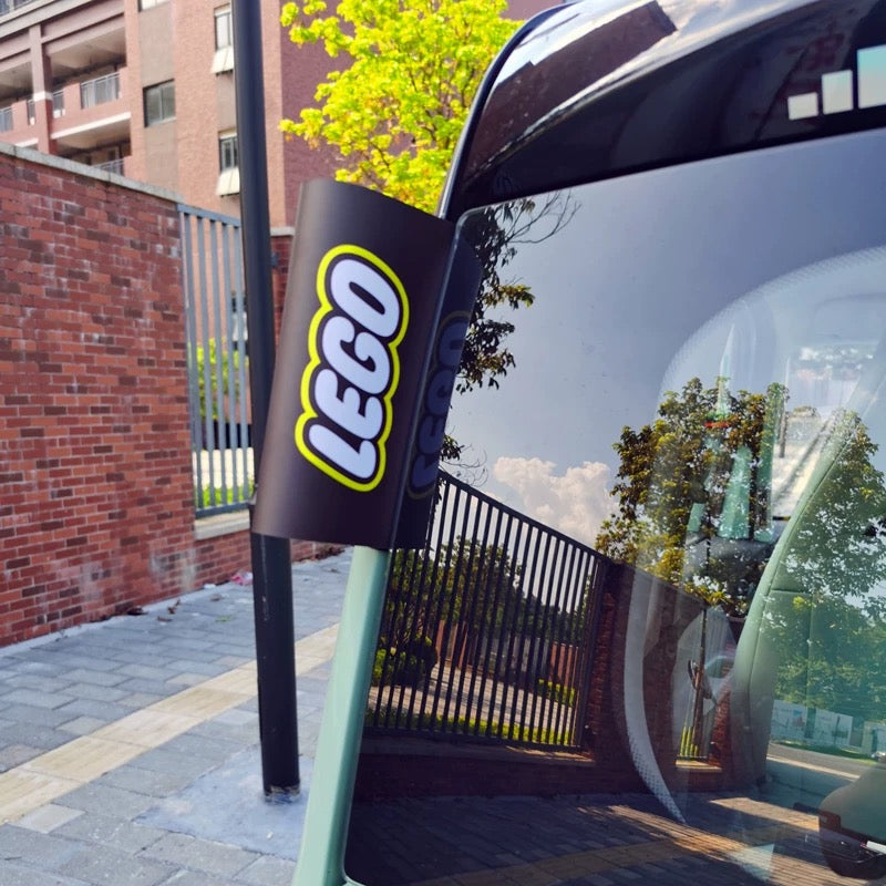 Tag Your Car Label - Tailgate / Wash Tag Sticker - Tiny Boxes