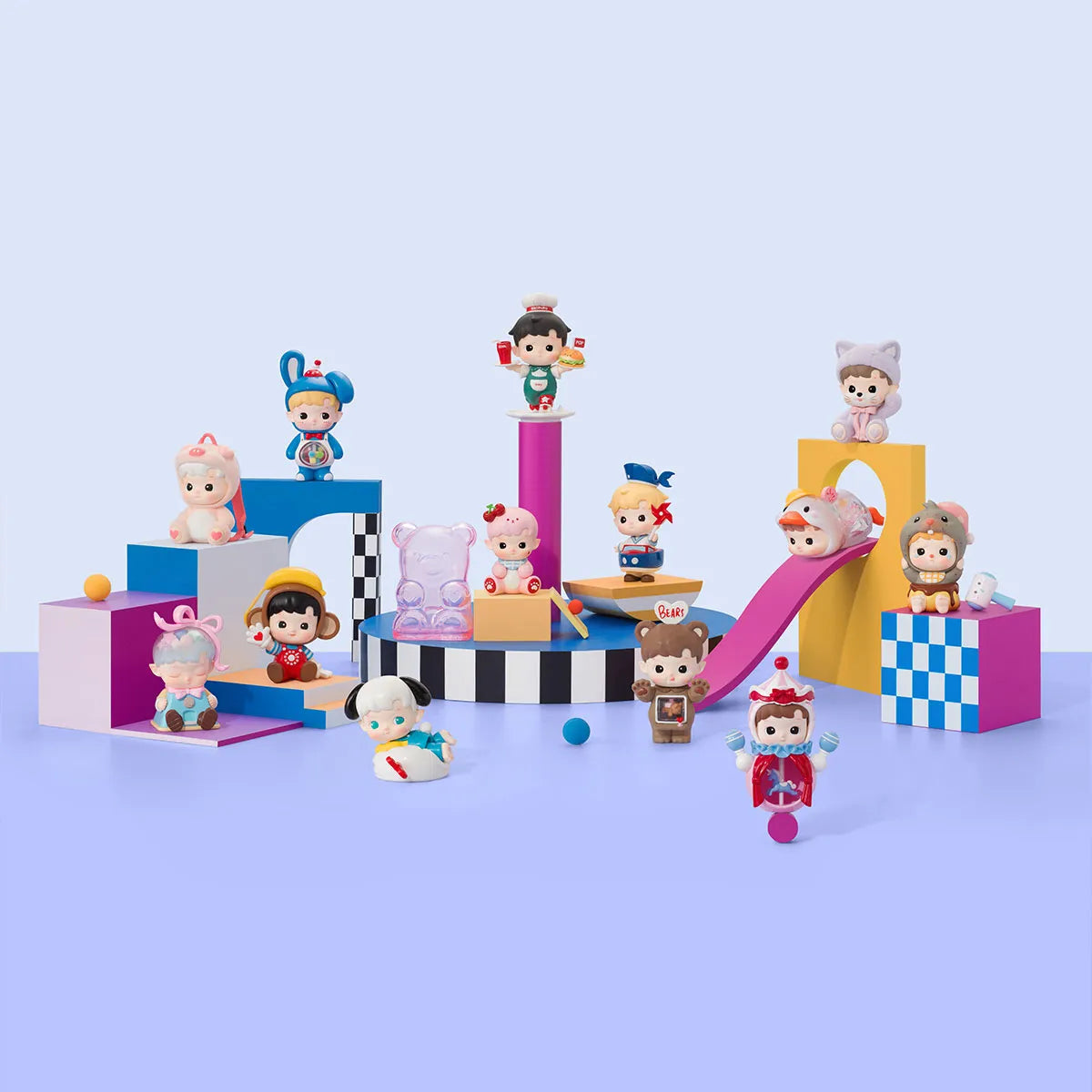 HACIPUPU Rolling Time Machine Series Figures