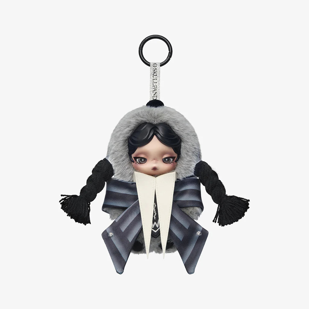 SKULLPANDA × Wednesday Plush (Nevermore Academy Uniform Version)