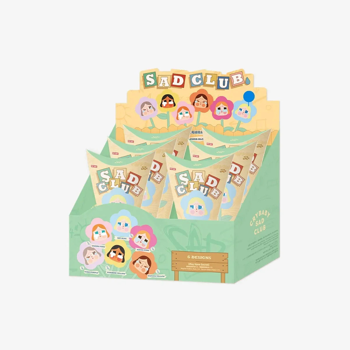 CRYBABY Sad Club Series - Plush Flower Blind Box - Tiny Boxes