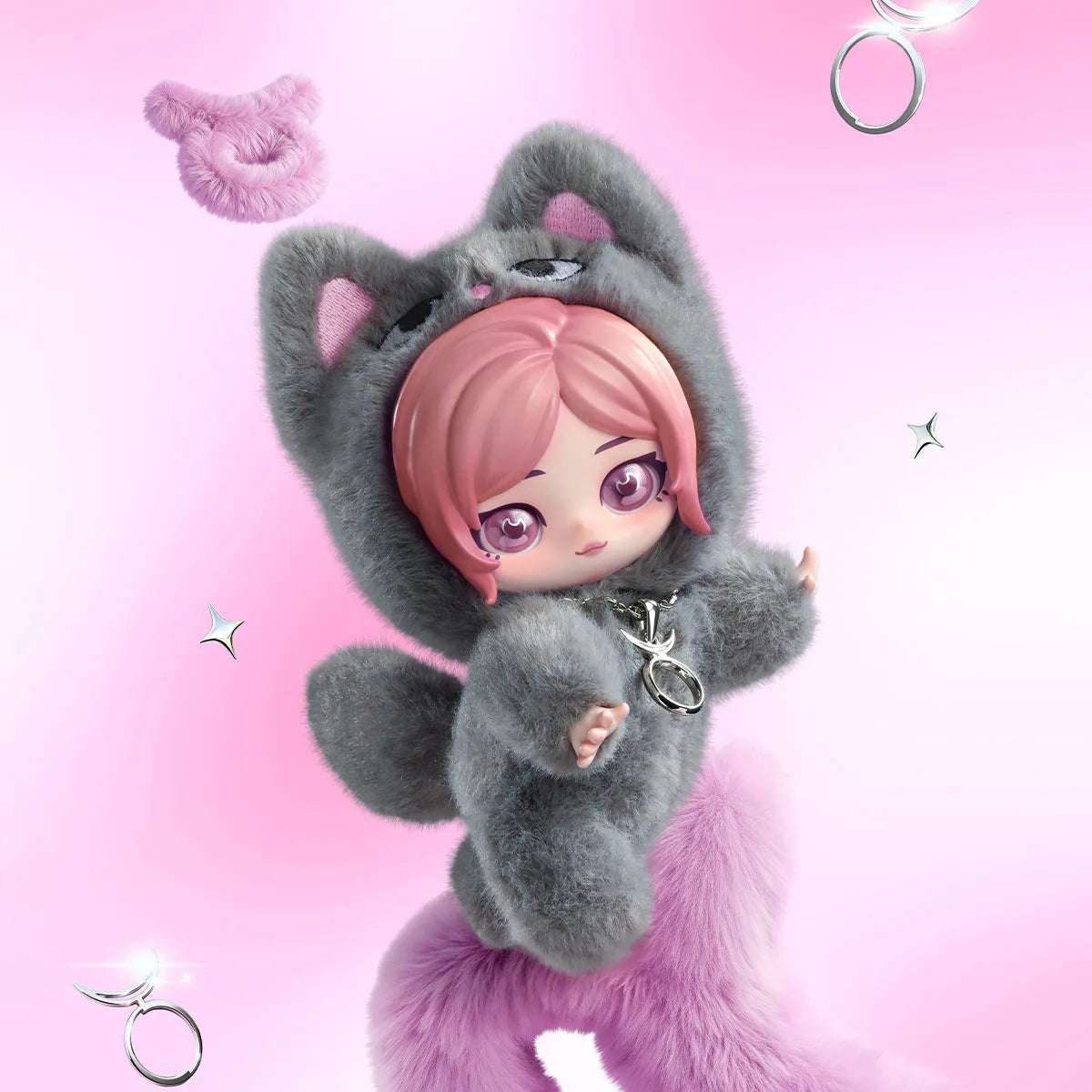 aespa Fluffy Club Series Vinyl Plush Pendant
