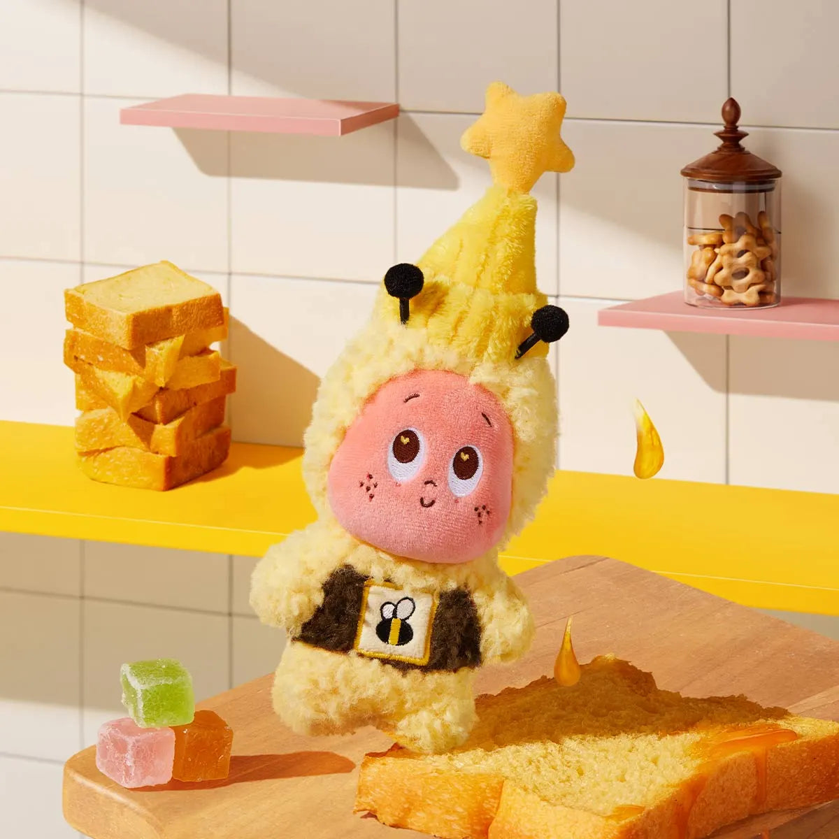 Twinkle Twinkle Moon Gelato Series - Honey Plush Pendant