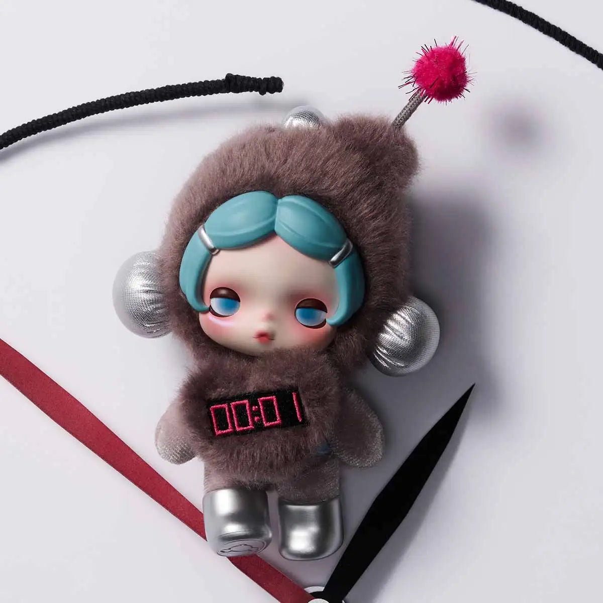 **Shipping in two weeks**Skullpanda Off Mode Series Plush Pendant