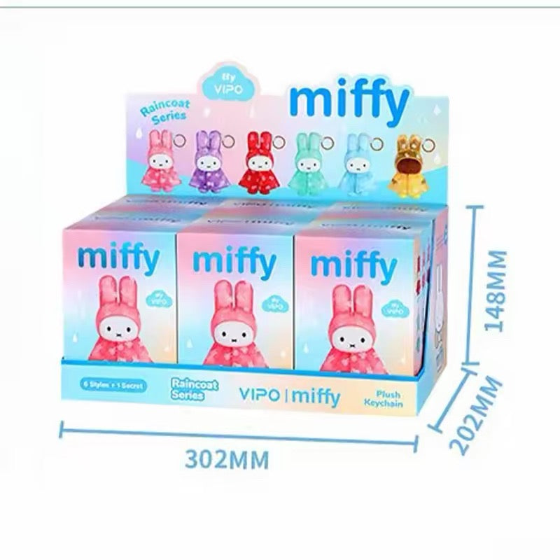 ***Pre-order***Vipo x Miffy Raincoat Series Plush Pendant