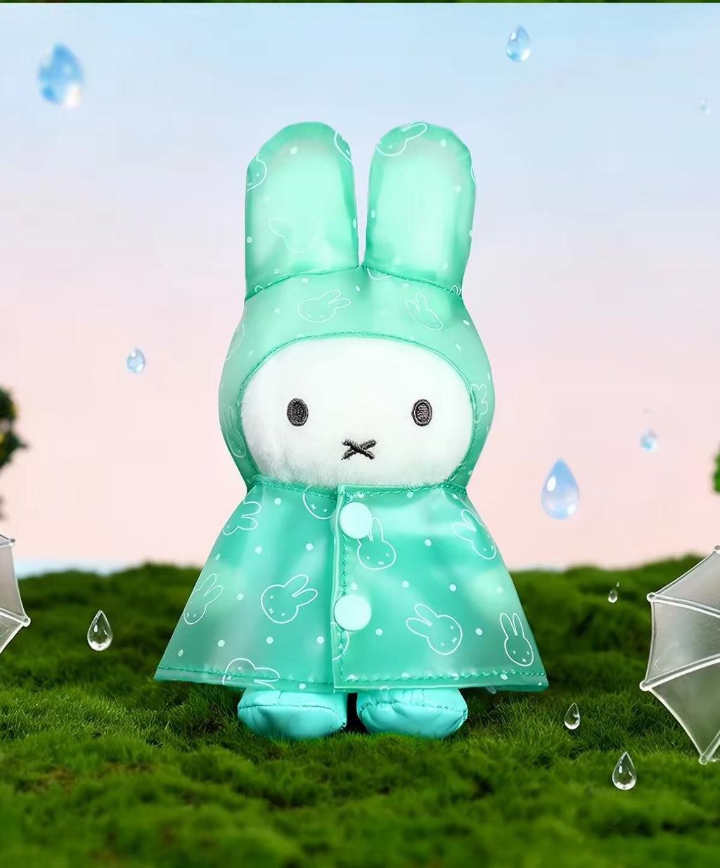 ***Pre-order***Vipo x Miffy Raincoat Series Plush Pendant