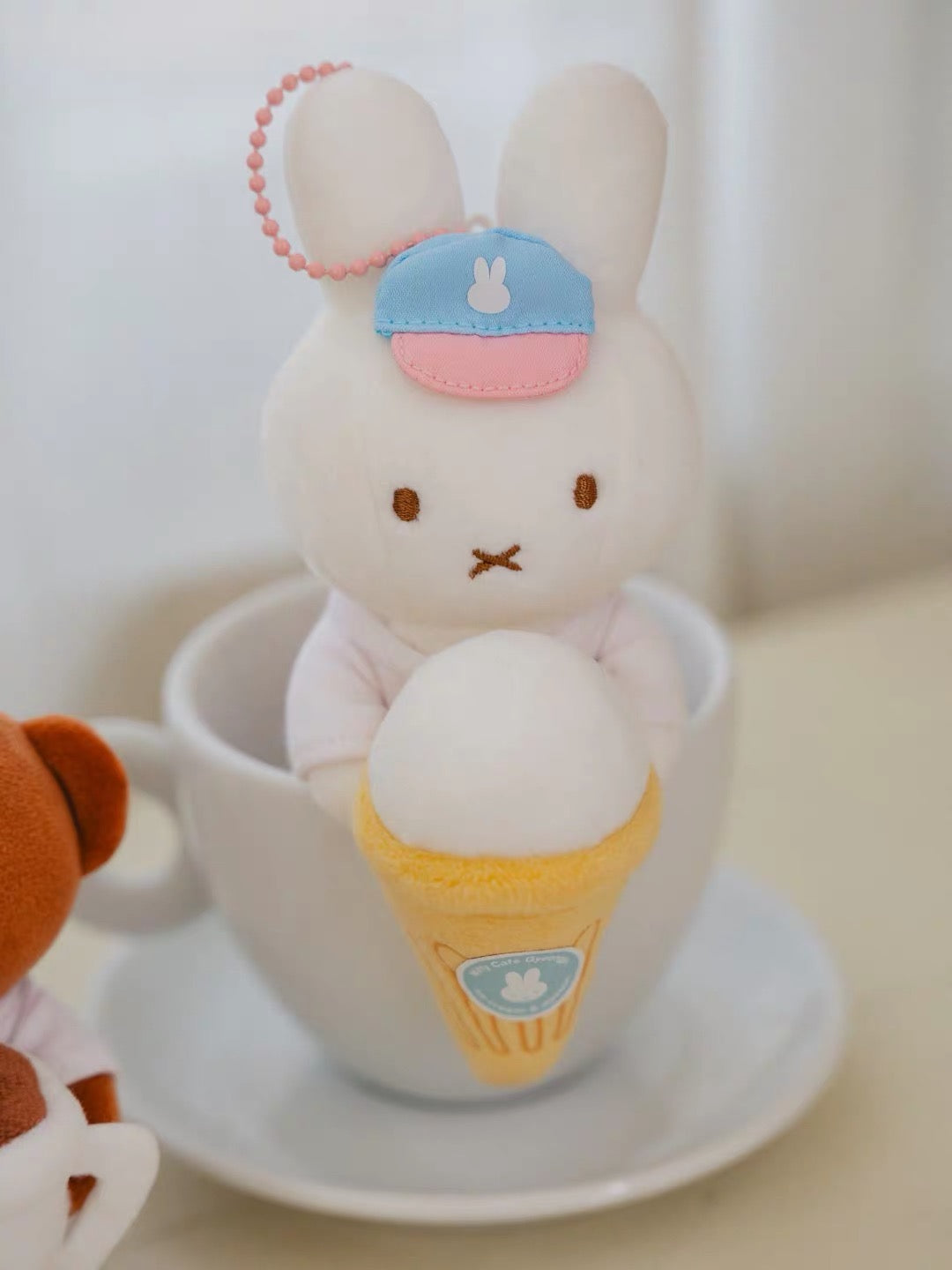 Miffy in Seoul/Gyeongju Plush Keychain Korea Exclusive