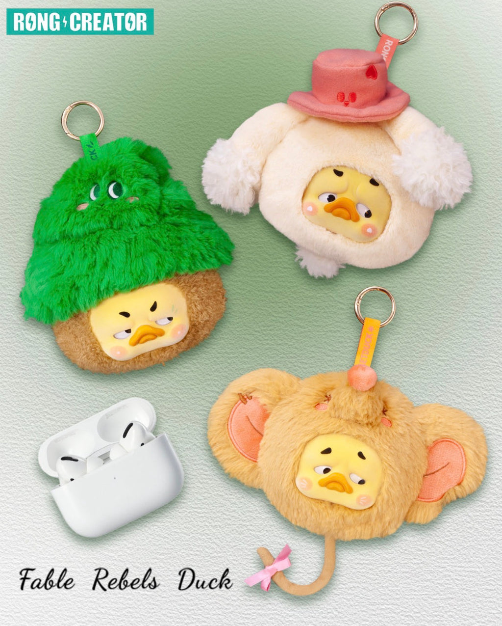 UPSETDUCK – Fable Rebels Duck Plush Earphone Blind Box - Tiny Boxes
