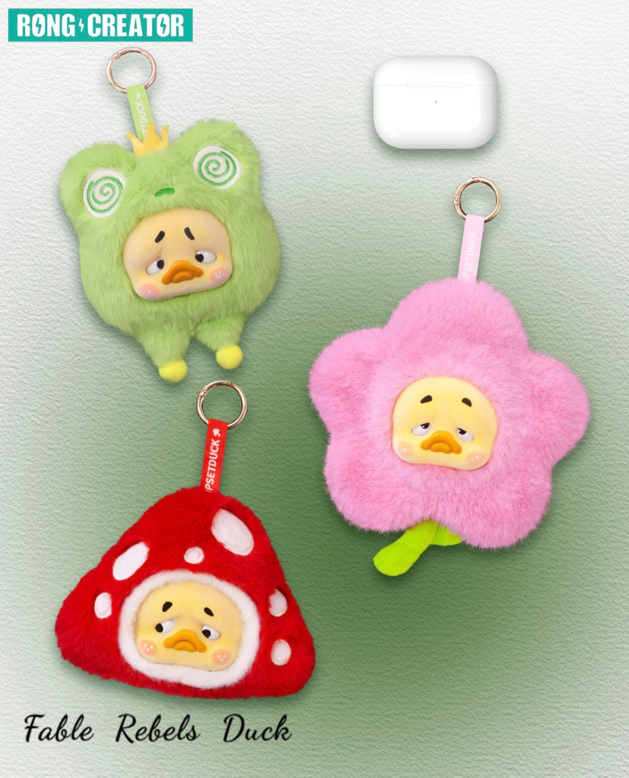 UPSETDUCK – Fable Rebels Duck Plush Earphone Blind Box - Tiny Boxes