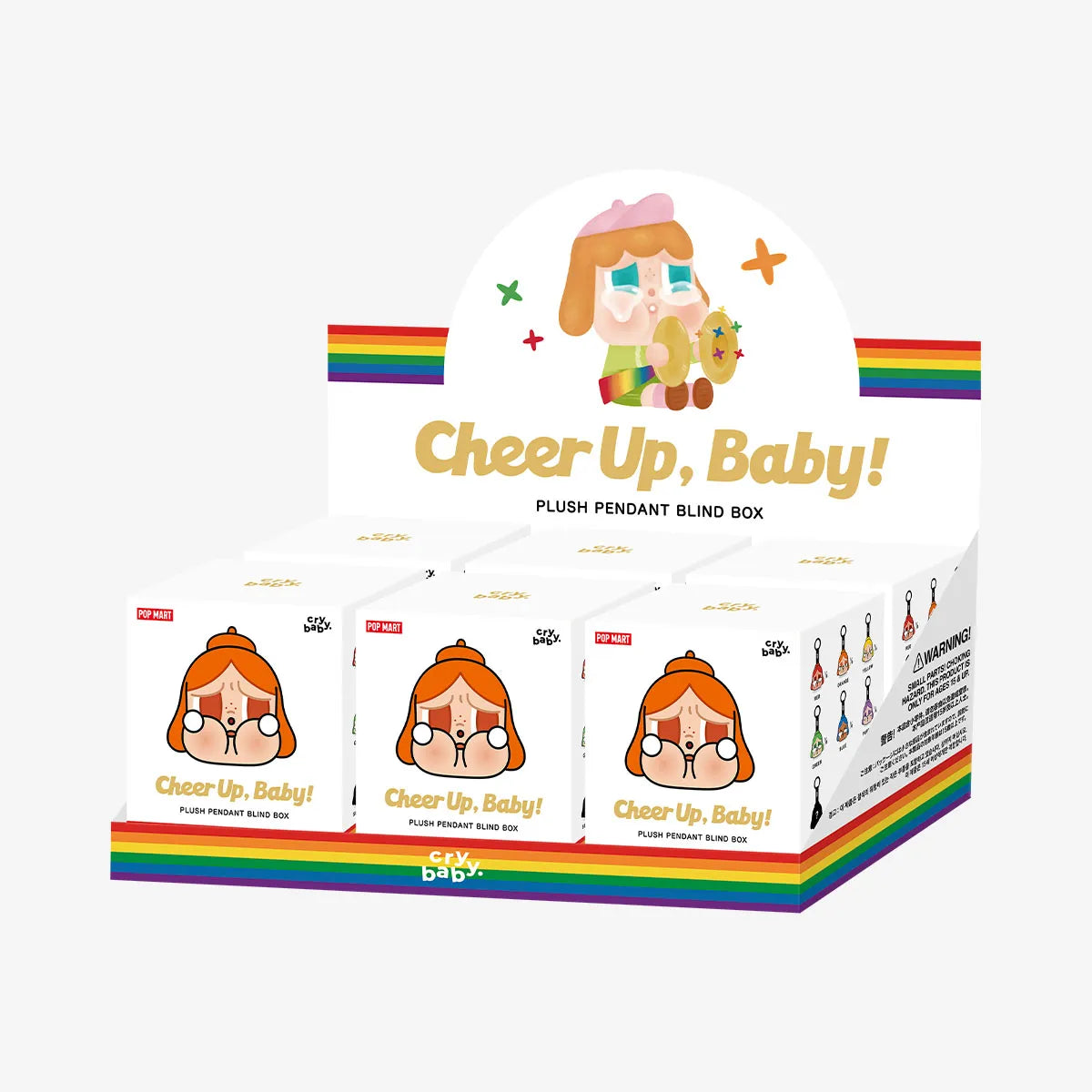 CRYBABY CHEER UP, BABY! SERIES-Plush Pendant Blind Box - Tiny Boxes
