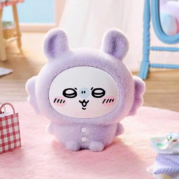 Miniso x Chiikawa Pajama Party Sitting-In-A-Row Series Figure Blind Box