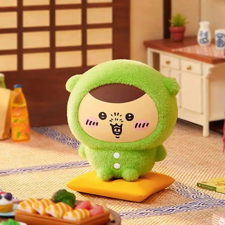 Miniso x Chiikawa Pajama Party Sitting-In-A-Row Series Figure Blind Box