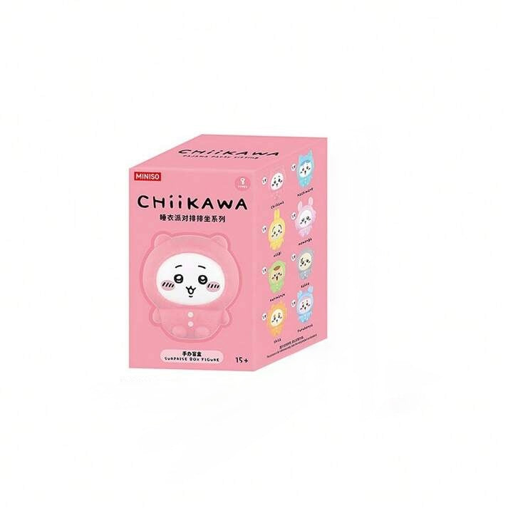 Miniso x Chiikawa Pajama Party Sitting-In-A-Row Series Figure Blind Box