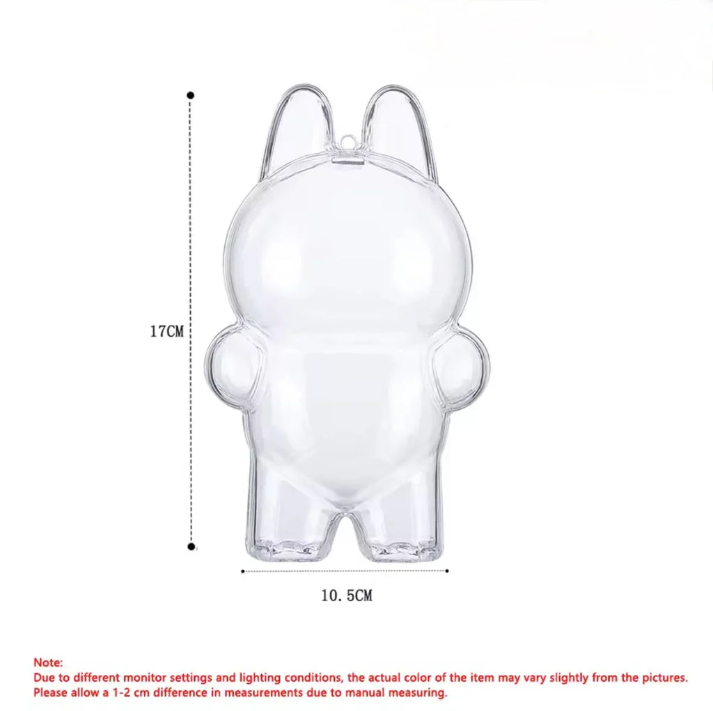 Clear protective case for The Monsters Have a Seat/Macaron Vinyl Plush Pendant