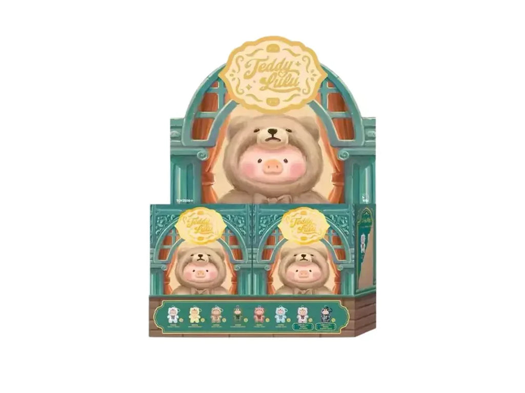LuLu the Piggy - Vintage Teddy Shop Vinyl Face Keychain Blind Box - Tiny Boxes