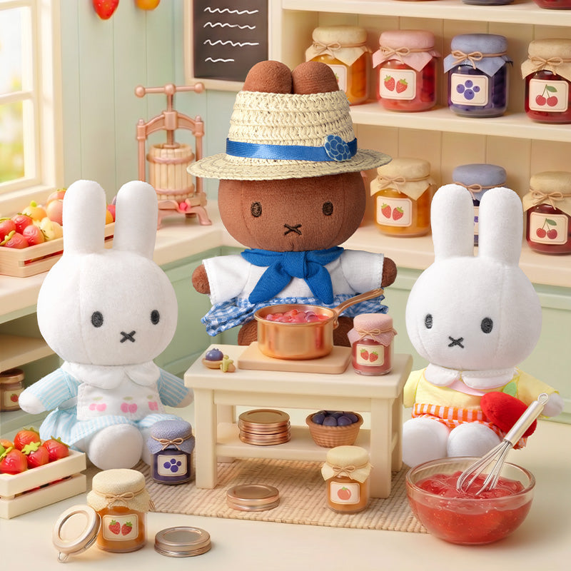 Miffy Jam Workshop Series Scarf Plush Keychain