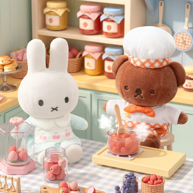 Miffy Jam Workshop Series Scarf Plush Keychain
