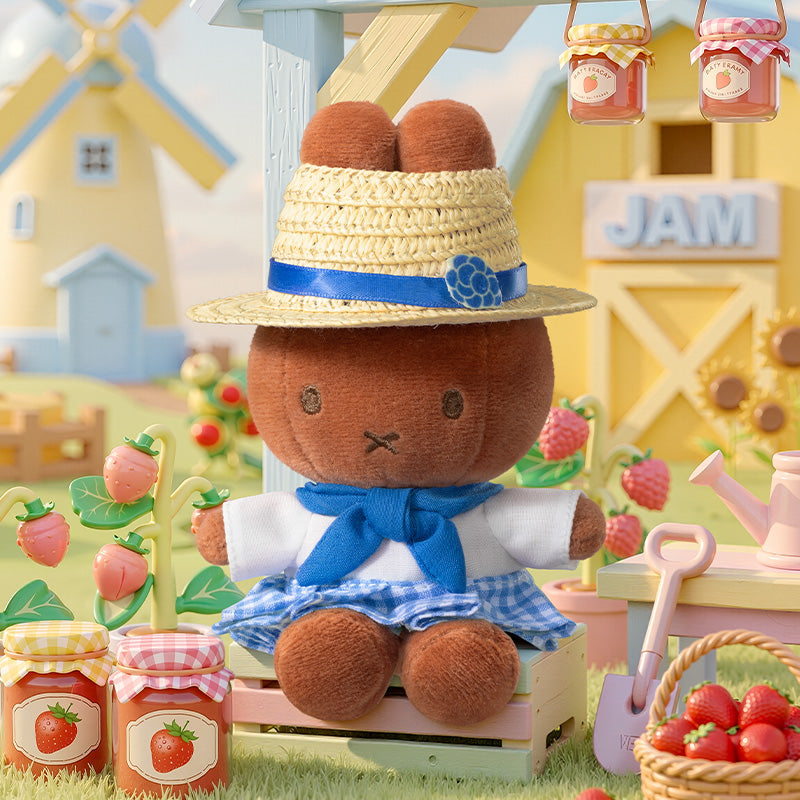 Miffy Jam Workshop Series Scarf Plush Keychain