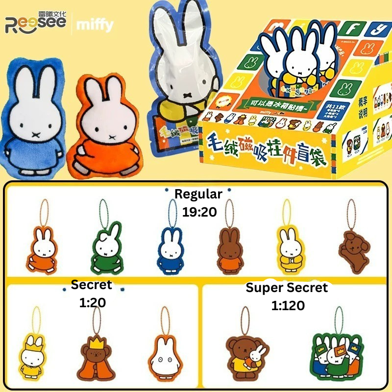 Reese X Miffy Magnet Plush Blind Bag