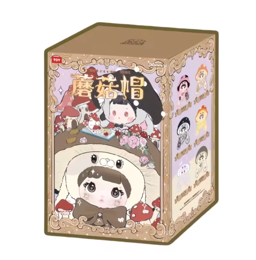 Nommi Mushroom Hat Series Plush Blind Box 400%
