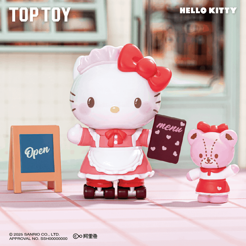 TOPTOY Sanrio Hello Kitty Roller Skating Restaurant Series Blind Boxes