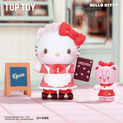 TOPTOY Sanrio Hello Kitty Roller Skating Restaurant Series Blind Boxes