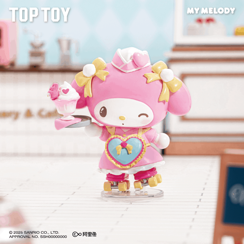 TOPTOY Sanrio My Melody Roller Skating Restaurant Series Blind Boxes