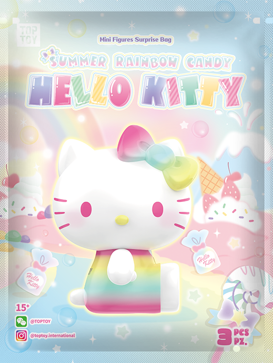 [Pre-order] Sanrio Hello Kitty Summer Rainbow Candy Mini Figures Surprise Bag - Tiny Boxes